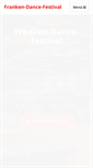 Mobile Screenshot of frankendancefestival.de
