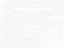 Tablet Screenshot of frankendancefestival.de